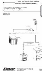 Follett Horizon HCD1400NMS Instrukcja instalacji