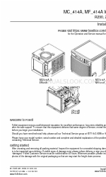 Follett MC 414A Series Manuel d'installation