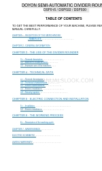 Doyon DSF015 Manual de instrucciones