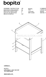 BOPITA COMBIDRESSER 308135.11 조립 지침