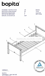 BOPITA COMBIFLEX 412146.11 Manuel d'instructions pour l'assemblage