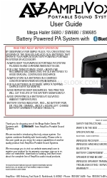 AmpliVox Mega Hailer S680 Gebruikershandleiding