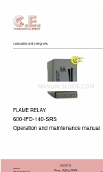 Combustion and Energy 600-IFD-140-SRS Panduan Pengoperasian dan Pemeliharaan