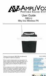 AmpliVox Mity-Vox SW212 Manuale d'uso