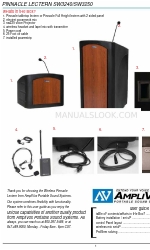 AmpliVox PINNACLE LECTERN SW3240 User Manual