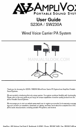 AmpliVox S230A Gebruikershandleiding