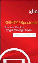 Comcast XFINITY SPECTRUM 프로그래밍 매뉴얼