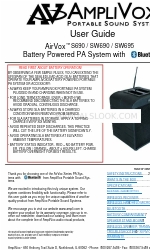 AmpliVox AirVox SW695 Podręcznik użytkownika