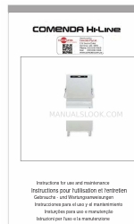 Comcater COMENDA Hi-Line HC Series Instructions For Use And Maintenance Manual