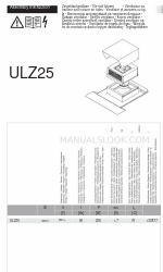 bora ULZ25 Instrukcja montażu