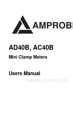 Amprobe AC40B Пользовательский манаул