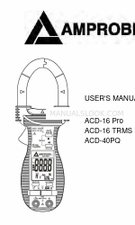 Amprobe ACD-16 TRMS Pro User Manual