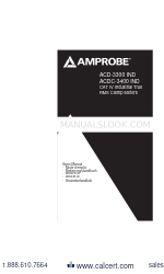 Amprobe ACDC-3400 IND Manual del usuario