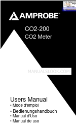 Amprobe CO2-200 Podręcznik użytkownika