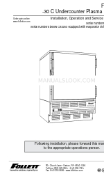 Follett FZR5-PL Series Installation, Operation And Service Manual