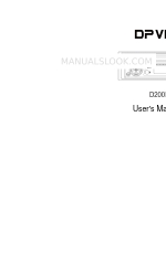 DP VIDEO D200P Manual do utilizador