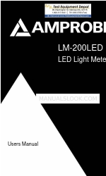 Amprobe LM-200LED Посібник користувача