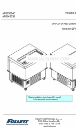 Follett ZF130 SLIM Посібник з експлуатації та технічного обслуговування