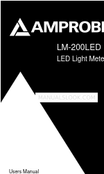 Amprobe LM-200LED Посібник користувача