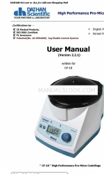 Daihan Scientific WiseSpin CF-10 Manual del usuario