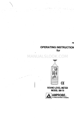Amprobe SM70 Opera Talimatları