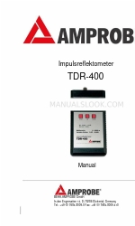 Amprobe TDR-400 Manual