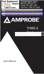 Amprobe THWD-5 ユーザーマニュアル