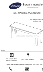 Boraam COLORADO 36736 Montaj Talimatları Kılavuzu