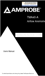 Amprobe TMA40-A Manual do utilizador resumido