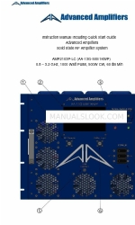 Advanced Amplifiers AA-13G-500/1KWP Manuel d'instruction