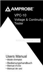 Amprobe VPC-10 Benutzerhandbuch