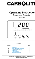 Carbolite 200 Руководство по эксплуатации