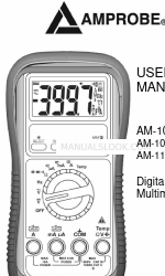 Amprobe AM-105 TRMS Посібник користувача