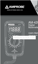 Amprobe AM-420 Посібник користувача