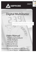 Amprobe DM7C ユーザーマニュアル