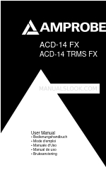 Amprobe ACD-14 FX Panduan Pengguna