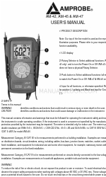 Amprobe AM-47 User Manual