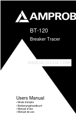 Amprobe BT-120 Manuel de l'utilisateur