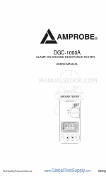 Amprobe DGC-1000A Kullanıcı Kılavuzu