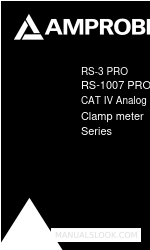 Amprobe RS-1007 PRO CAT IV Analog Kullanıcı Kılavuzu