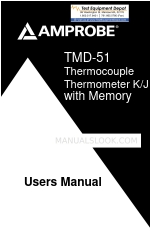 Amprobe TMD-51 Kullanıcı Kılavuzu