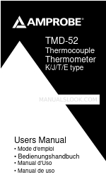 Amprobe TMD-52 Manual del usuario