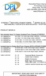 DPI INTELLIPHASE POWER 12-13D020T Series Instruction Manual