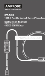 Amprobe CT-500 Manual de instruções