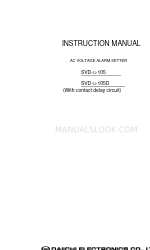 Daiichi Electronics SVD-L-105 Instruction Manual