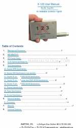 Amptek X-123 Benutzerhandbuch