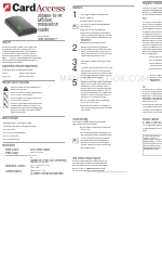 CardAccess Z2IR10A-ZP Manual de instalação