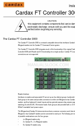 Cardax FT Controller 3000 Примечание по установке