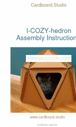 Cardboard Studio I-COZY-hedron Manual de instrucciones de montaje