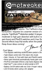 Amptweaker FatRock Manuale d'uso